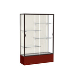 Ghent Spirit Floor Display Case, Unlighted, Aluminum Frame, 72