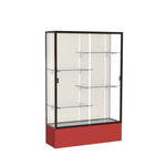 Ghent Spirit Floor Display Case, Unlighted, Aluminum Frame, 72