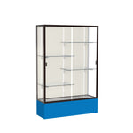 Ghent Spirit Floor Display Case, Unlighted, Aluminum Frame, 72