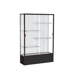 Ghent Spirit Floor Display Case, Unlighted, Aluminum Frame, 72