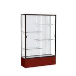 Ghent Spirit Floor Display Case, Unlighted, Aluminum Frame, 72