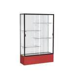 Ghent Spirit Floor Display Case, Unlighted, Aluminum Frame, 72