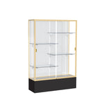 Ghent Spirit Floor Display Case, Unlighted, Aluminum Frame, 72
