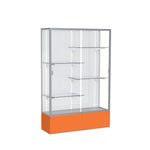 Ghent Spirit Floor Display Case, Unlighted, Aluminum Frame, 72