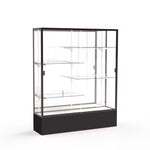 Ghent Spirit Floor Display Case, Unlighted, Aluminum Frame, 72