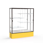 Ghent Spirit Floor Display Case, Unlighted, Aluminum Frame, 72