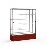 Ghent Spirit Floor Display Case, Unlighted, Aluminum Frame, 72