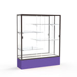 Ghent Spirit Floor Display Case, Unlighted, Aluminum Frame, 72