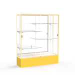 Ghent Spirit Floor Display Case, Unlighted, Aluminum Frame, 72
