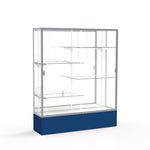 Ghent Spirit Floor Display Case, Unlighted, Aluminum Frame, 72