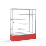 Ghent Spirit Floor Display Case, Unlighted, Aluminum Frame, 72