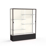 Ghent Spirit Floor Display Case, Unlighted, Aluminum Frame, 72