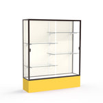 Ghent Spirit Floor Display Case, Unlighted, Aluminum Frame, 72