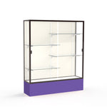 Ghent Spirit Floor Display Case, Unlighted, Aluminum Frame, 72