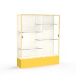 Ghent Spirit Floor Display Case, Unlighted, Aluminum Frame, 72