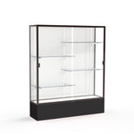Ghent Spirit Floor Display Case, Unlighted, Aluminum Frame, 72