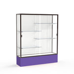 Ghent Spirit Floor Display Case, Unlighted, Aluminum Frame, 72