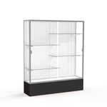 Ghent Spirit Floor Display Case, Unlighted, Aluminum Frame, 72