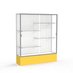 Ghent Spirit Floor Display Case, Unlighted, Aluminum Frame, 72