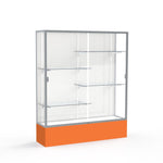 Ghent Spirit Floor Display Case, Unlighted, Aluminum Frame, 72