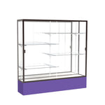 Ghent Spirit Floor Display Case, Unlighted, Aluminum Frame, 72