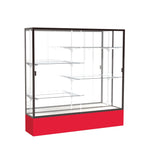 Ghent Spirit Floor Display Case, Unlighted, Aluminum Frame, 72