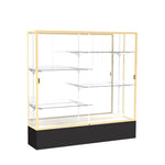 Ghent Spirit Floor Display Case, Unlighted, Aluminum Frame, 72