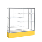 Ghent Spirit Floor Display Case, Unlighted, Aluminum Frame, 72