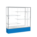 Ghent Spirit Floor Display Case, Unlighted, Aluminum Frame, 72