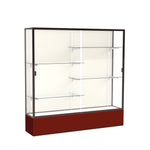 Ghent Spirit Floor Display Case, Unlighted, Aluminum Frame, 72