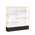 Ghent Spirit Floor Display Case, Unlighted, Aluminum Frame, 72