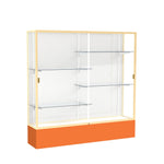 Ghent Spirit Floor Display Case, Unlighted, Aluminum Frame, 72