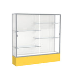 Ghent Spirit Floor Display Case, Unlighted, Aluminum Frame, 72