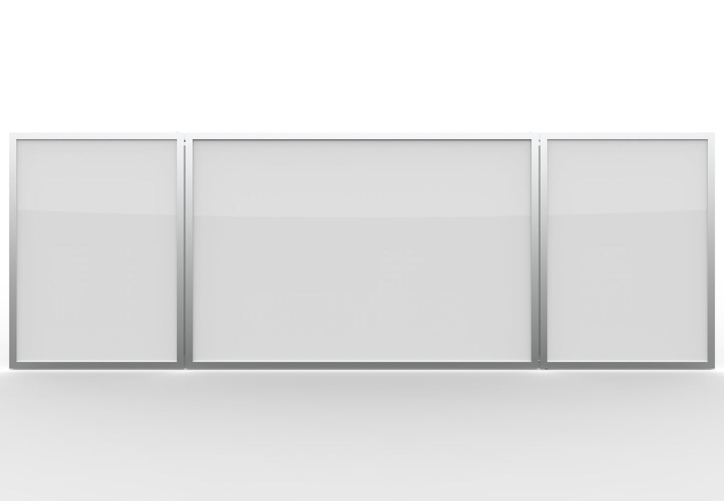 Ghent VisuALL PC Whiteboard Cabinet w/ Fabric Bulletin Board Exterior Doors (GHE - 4130X) - SchoolOutlet