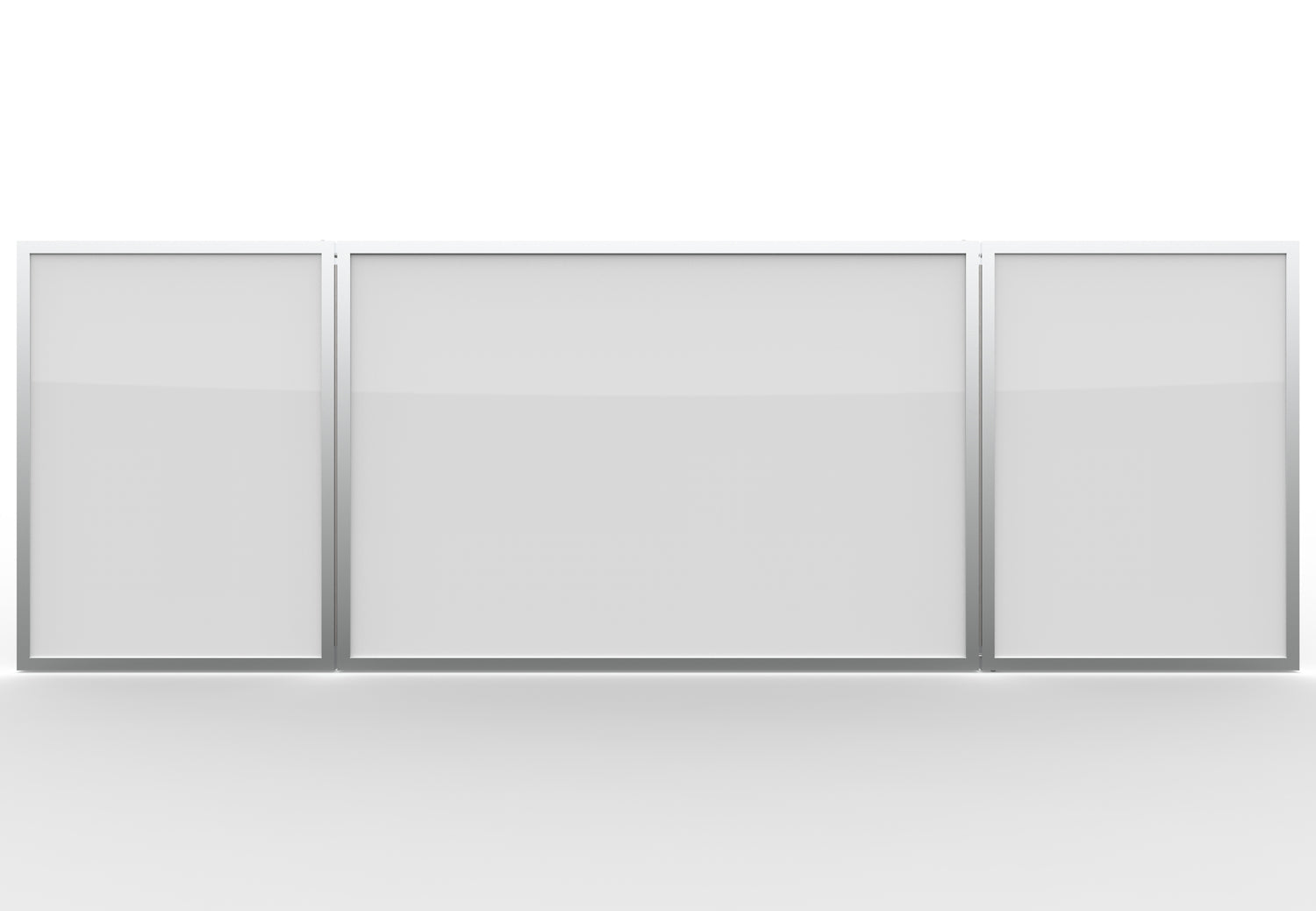 Ghent VisuALL PC Whiteboard Cabinet w/ Fabric Bulletin Board Exterior Doors (GHE - 4130X) - SchoolOutlet