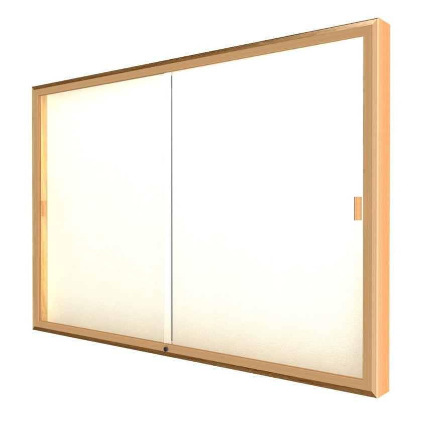 Ghent Legacy Bulletin Board Wall Display Case, Plaque Fabric Back, Champagne Aluminum Frame, 48"H x 72"W x 4"D (GHE - 88 - 4872PB - GD) - SchoolOutlet