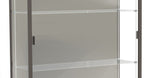Ghent Edge Floor Display Case Lighted 12