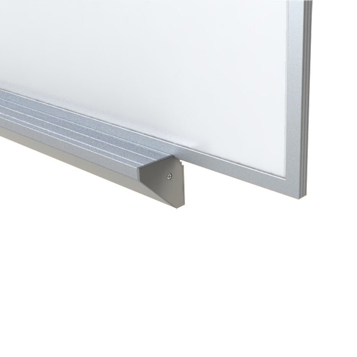 Ghent M1 Porcelain Magnetic Whiteboard, Aluminum Frame, Box Tray and 1" Maprail, 4'H x 10'W (GHE - A2M410 - M) - SchoolOutlet