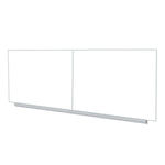 Ghent M1 Porcelain Magnetic Whiteboard, Aluminum Frame, Box Tray, 4'H x 16'W - 2 pieces (GHE - A2M416) - SchoolOutlet