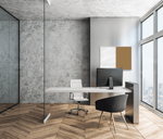 Ghent Whiteboard Corkboard Combo, Aluminum Frame, Non - Magnetic, 2'H x 3'W (GHE - ACOM23) - SchoolOutlet