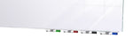 Ghent Aria Low Profile Glassboard, Non - Magnetic, 2'H x 3'W, Horizontal, White (GHE - ARIASN23WH) - SchoolOutlet