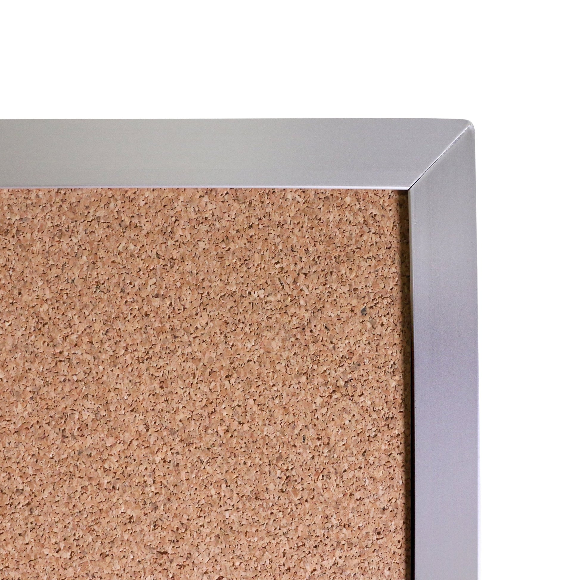 Ghent Reversible Cork Bulletin Board, Aluminum Frame, 3'H x 4'W (GHE - ARKK34) - SchoolOutlet
