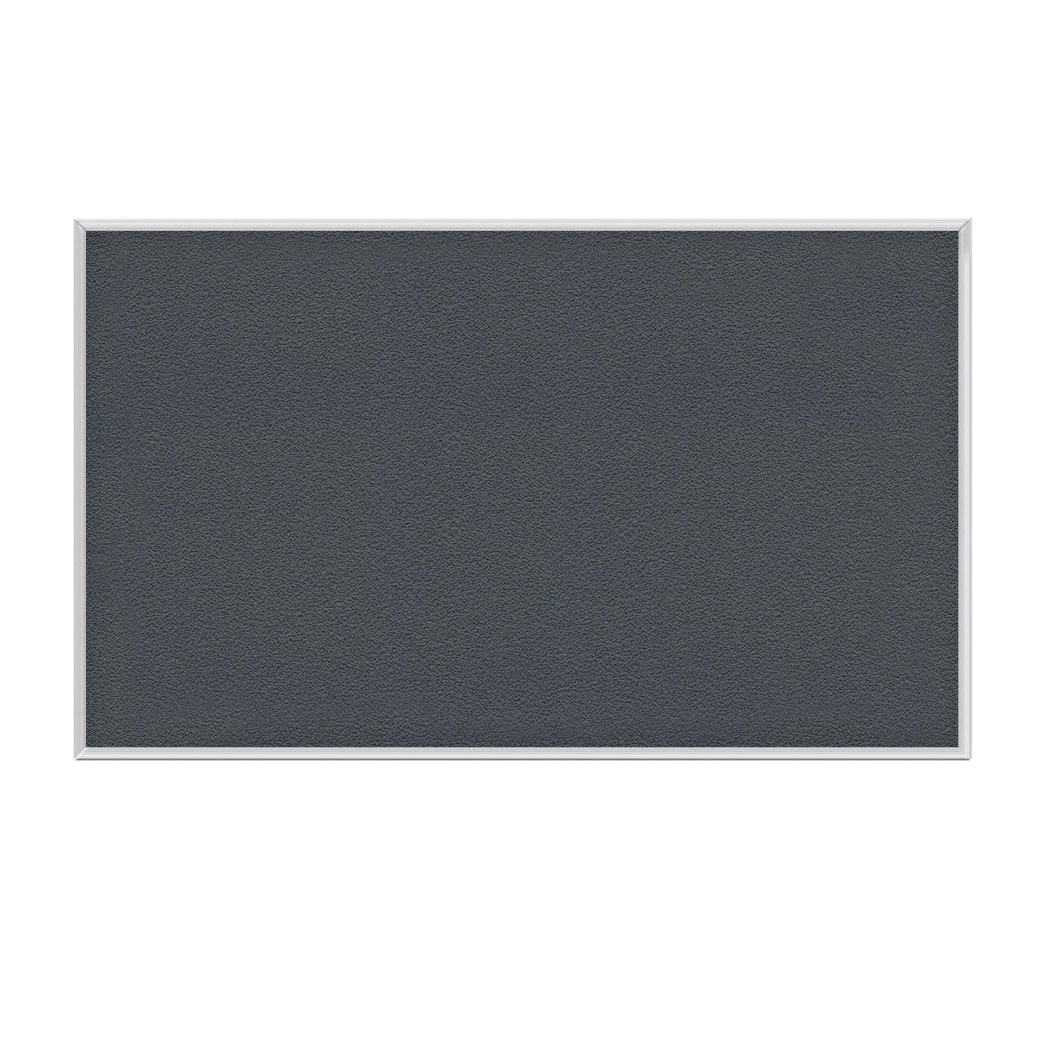 Ghent Fabric Bulletin Board, Satin Aluminum Frame, 18"H x 24"W (GHE - AT18FXX) - SchoolOutlet
