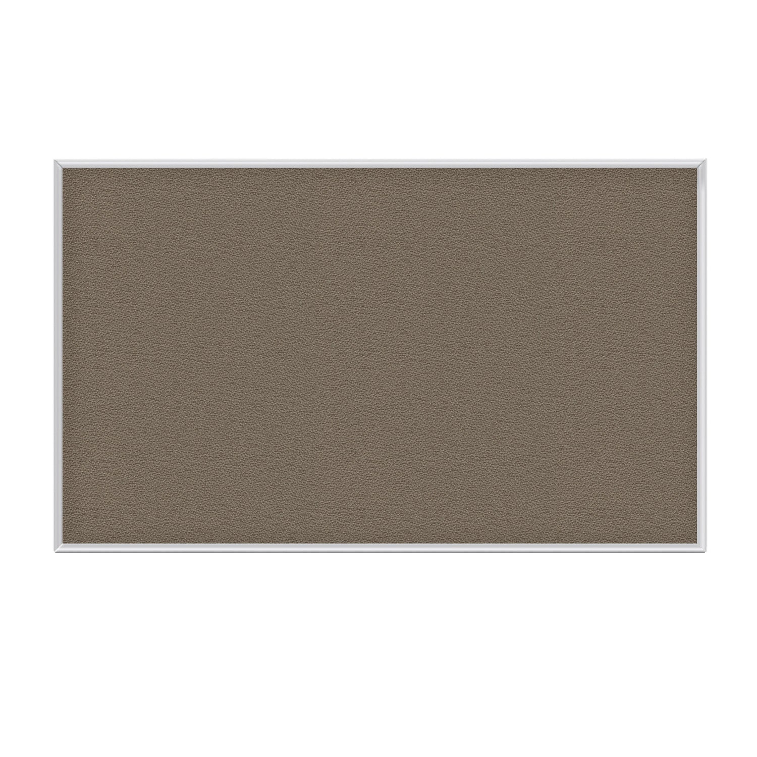 Ghent Fabric Bulletin Board, Satin Aluminum Frame, 18"H x 24"W (GHE - AT18FXX) - SchoolOutlet
