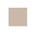 Ghent Fabric Bulletin Board, Satin Aluminum Frame, 4'H x 4'W (GHE - AT44FXX) - SchoolOutlet