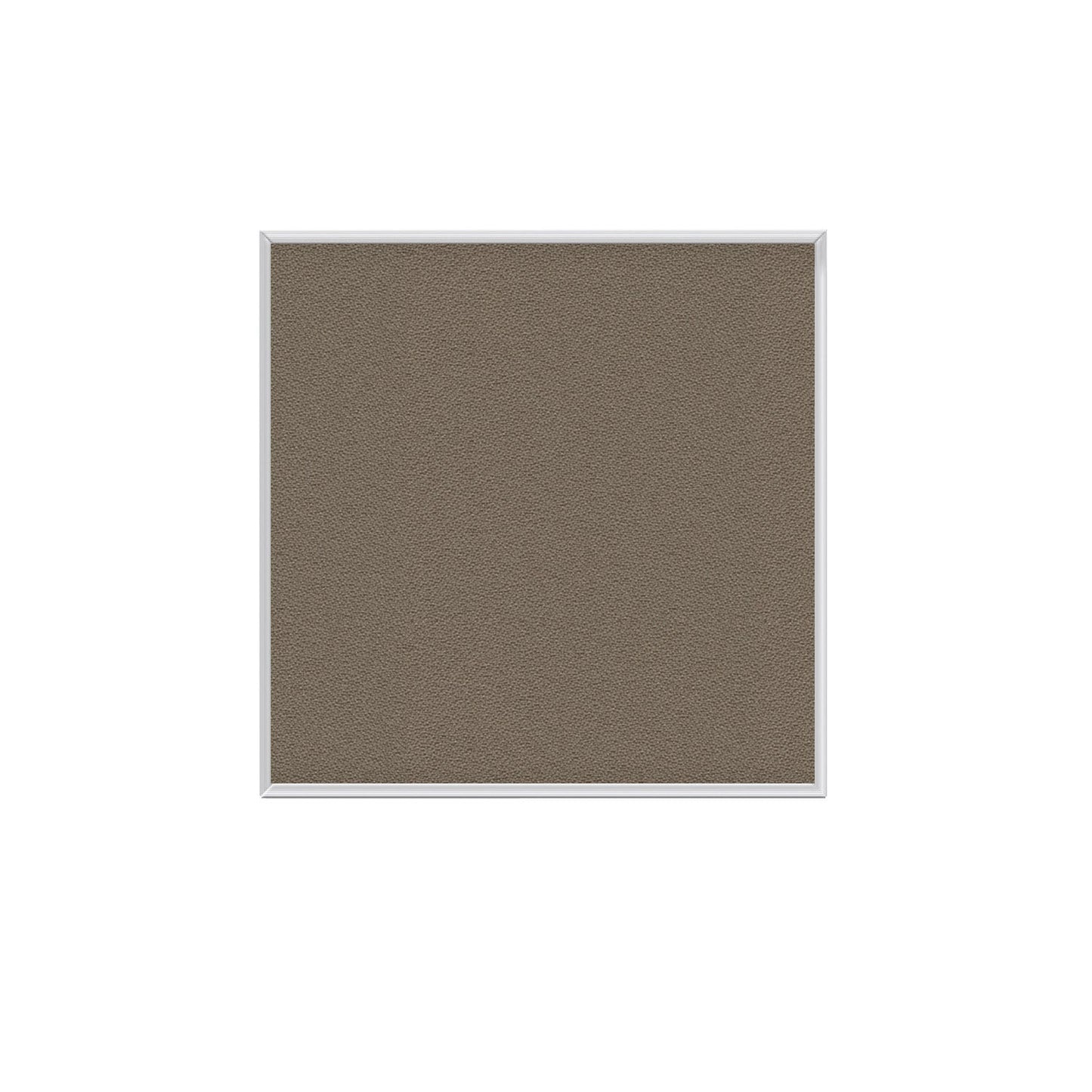 Ghent Fabric Bulletin Board, Satin Aluminum Frame, 4'H x 4'W (GHE - AT44FXX) - SchoolOutlet