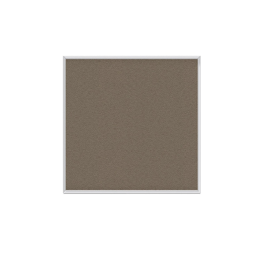 Ghent Fabric Bulletin Board, Satin Aluminum Frame, 4'H x 4'W (GHE - AT44FXX) - SchoolOutlet