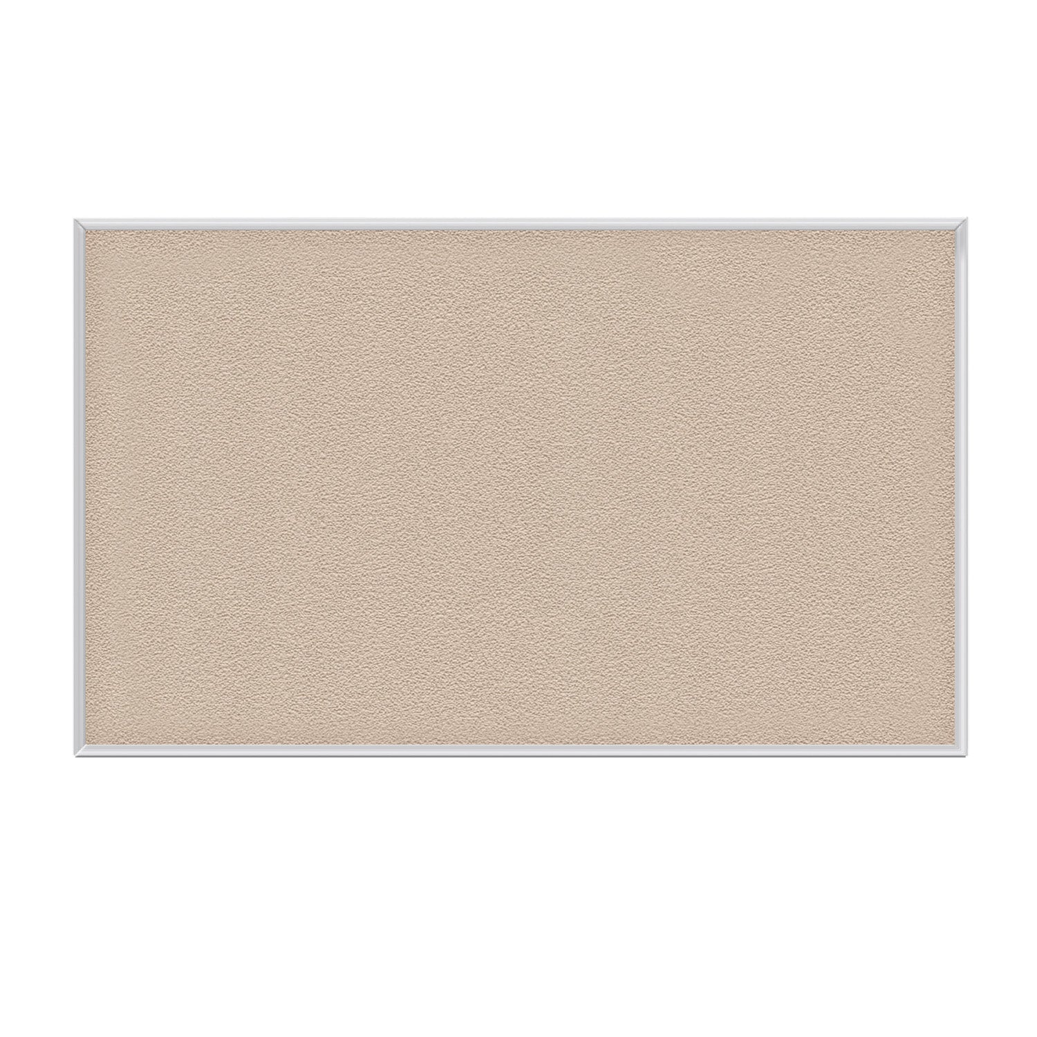 Ghent Fabric Bulletin Board, Satin Aluminum Frame, 4’H x 5’W (GHE - AT45FXX) - SchoolOutlet