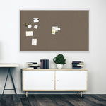 Ghent Fabric Bulletin Board, Satin Aluminum Frame, 4’H x 5’W (GHE - AT45FXX) - SchoolOutlet