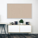 Ghent Fabric Bulletin Board, Satin Aluminum Frame, 4’H x 5’W (GHE - AT45FXX) - SchoolOutlet